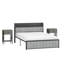 Ensemble de mobilier de chambre à coucher 3 pièces, cadre de lit plateforme en lin gris avec station de charge, ensemble de tête de lit avec rangement moderne et 2 tables de chevet, ensemble de mobilier de chambre à coucher, aucun sommier nécessaire-1767379315-1809470778