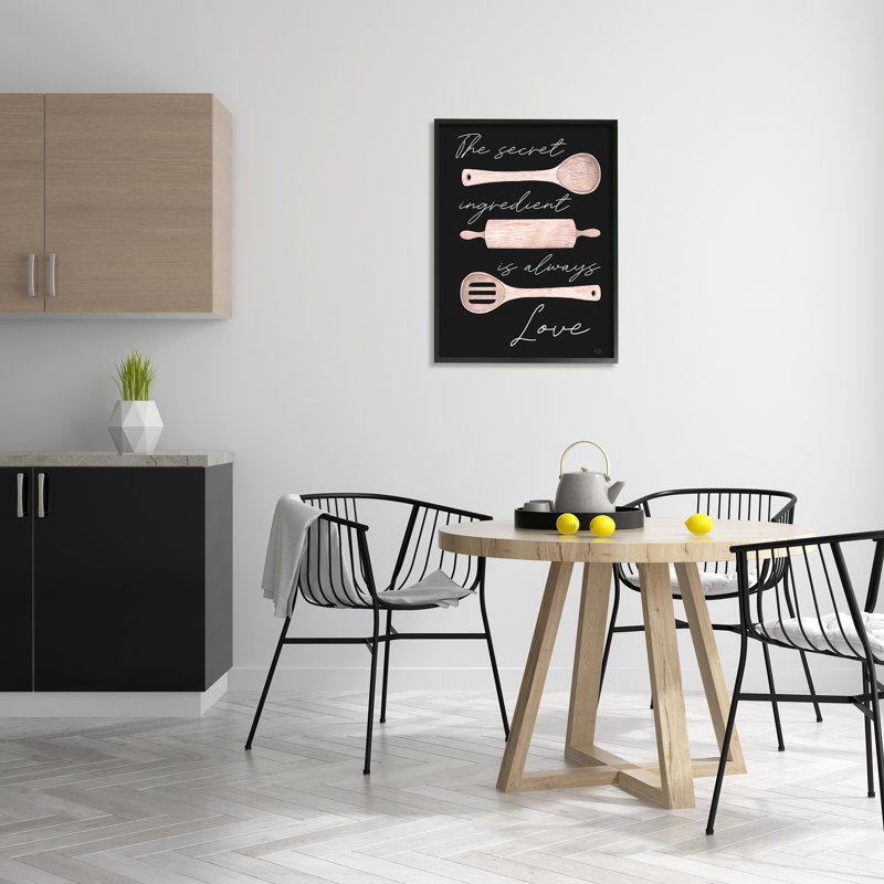 «Floater Frame», reproduction d'art textuel sur toile, Giclée encadrée noir minuit, H 30 po x l 24 po x P 1,5 po