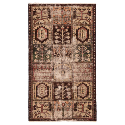 Tapis brun Antalya Vintage 3 pi 3 po x 5 pi 7 po