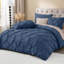  Luxurious Microfiber Pintuck Design Duvet Cover With Pillowcases -123432752-123432748