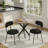 3 Pieces Round Dining Table Set for 2-989608555