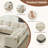 7-Piece Upholstered Corduroy Sectional-1228022339