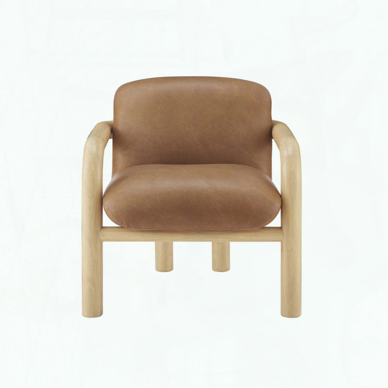 Fauteuil d'appoint Modern, Bois naturel