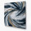 «Lyrical Abstraction 47», art mural en métal gris