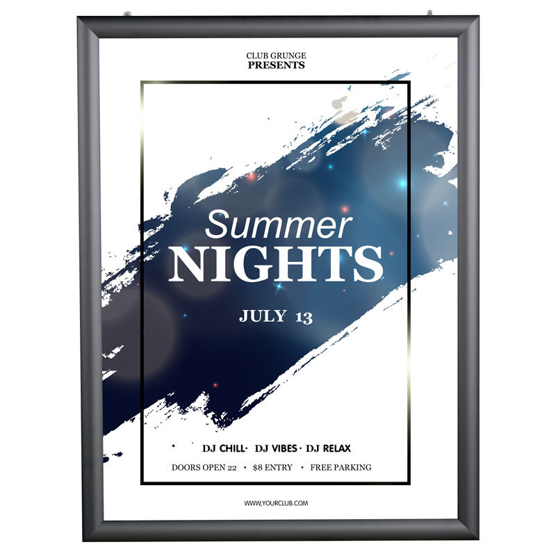 Portable Snap Poster Frame
