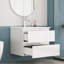 Meuble-lavabo de salle de bain avec lavabo-508443275