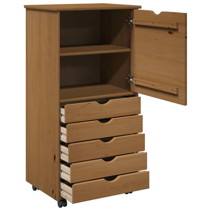 File Cabinet, Honey Brown
