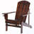 Patio Wooden Adirondack Chair With Cup Holder-1798159958