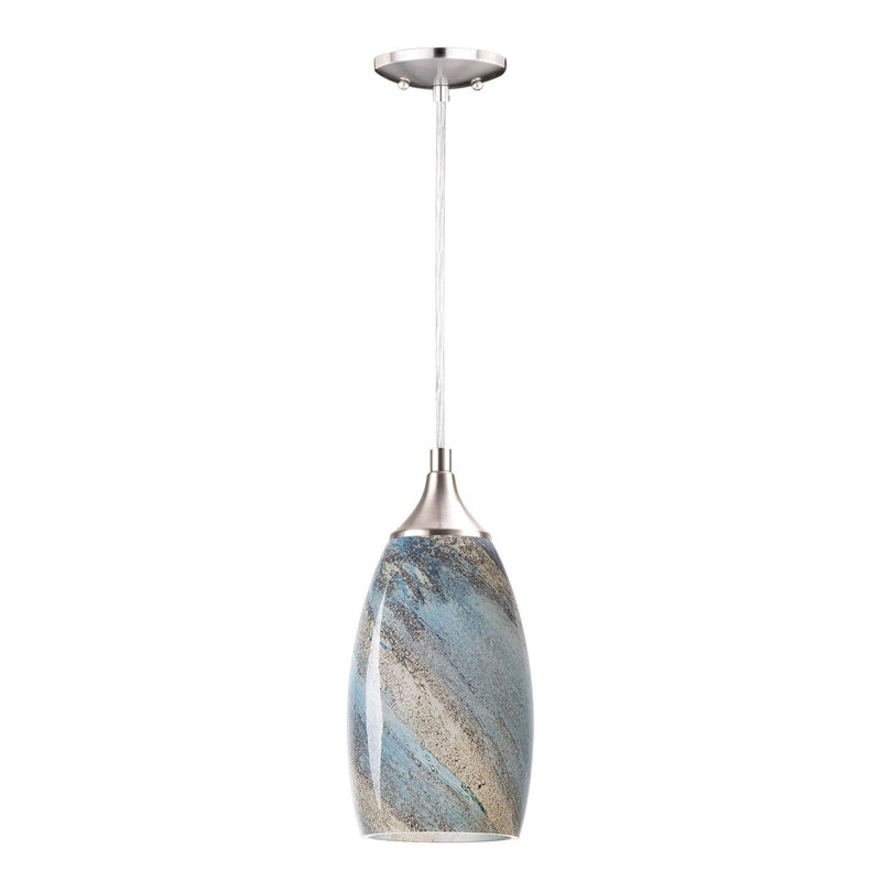 Luminaire suspendu terre à 1 lumière Kadiesha