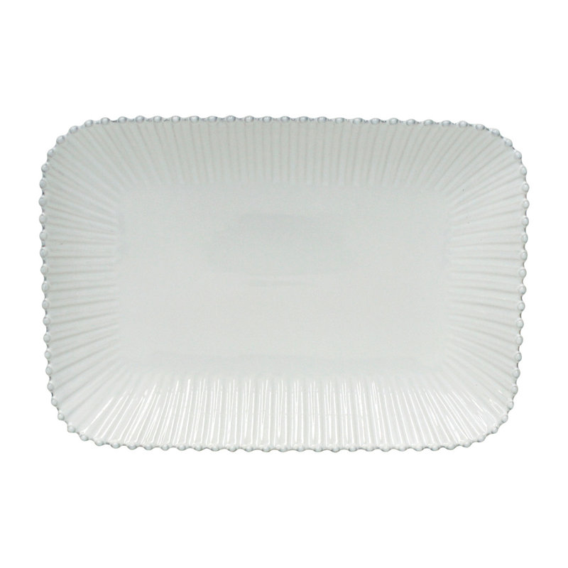 Costa Nova Pearl Platter, 1.75" H x 15.5" L x 11" W