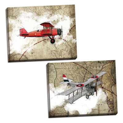 «Biplane 3 and 4», ensemble de 2 impressions
