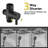 Dual Shower Head 2.5 GPM GPM-73881373