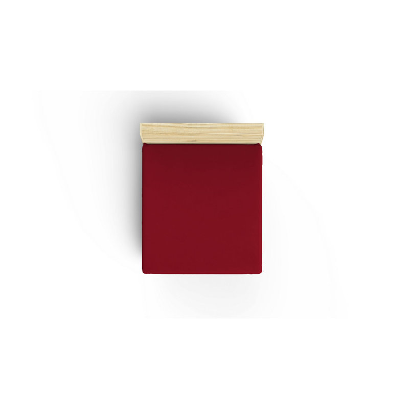 Drap-housse 100% coton Harriss, Drap-housse pour lit simple TG, Marron
