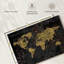 Carte du monde Aliaz Glitzy Gold-108942852