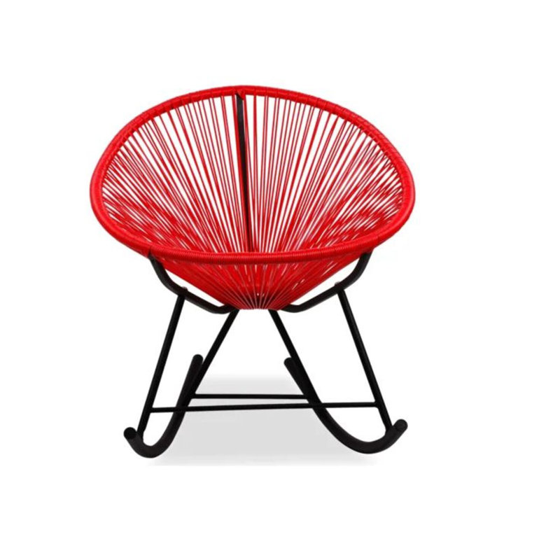 Chaise berçante Oclupaca, Rouge