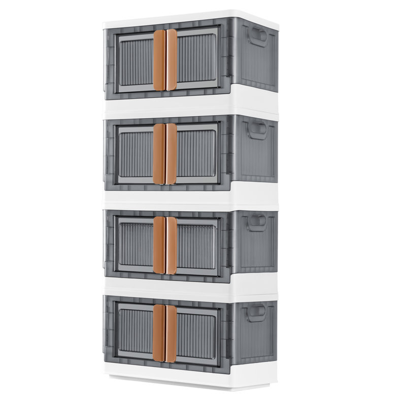 Bac de rangement pliable, 4, H 14 po x l 25 po x P 15,4 po