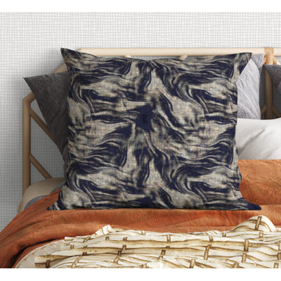 Abstract Outdoor Reversible Throw Pillow