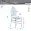 Ensemble de 2 chaises empilables en acrylique de style fantôme-1465581697