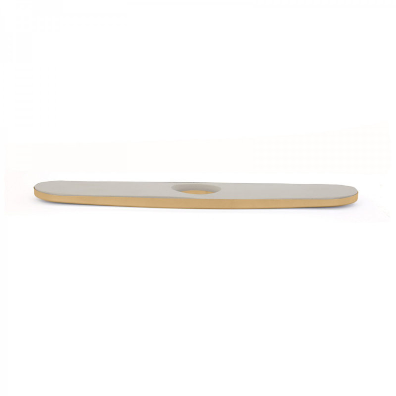 Faucet Hole Cover Plate Widespread PVD Everlasting Finish for Single Hole Faucet Conversion, Brass