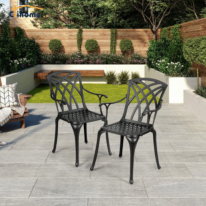 Metal Outdoor Dining Armchair