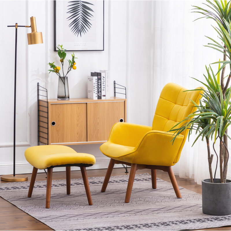 Fauteuil Leiria, Jaune