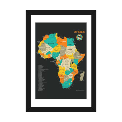 " Africa Map " by Jazzberry Blue
