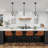 60-watt 1-light 10 In. Globe Shaped Clear Glass Pendant Light-106721629