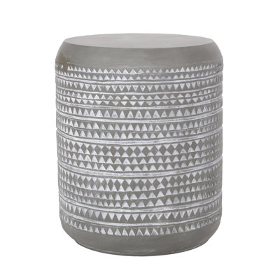 Outdoor Lightweight Concrete Side Table