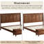 Bed Frame With High Headboard And Footboard Storage Bench-551352222-551352220