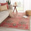 Ayla Machine Washable Performance Pink Rug-1428212593