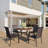 4 - Person Patio Dining Set with Round Table-694948221-694948222