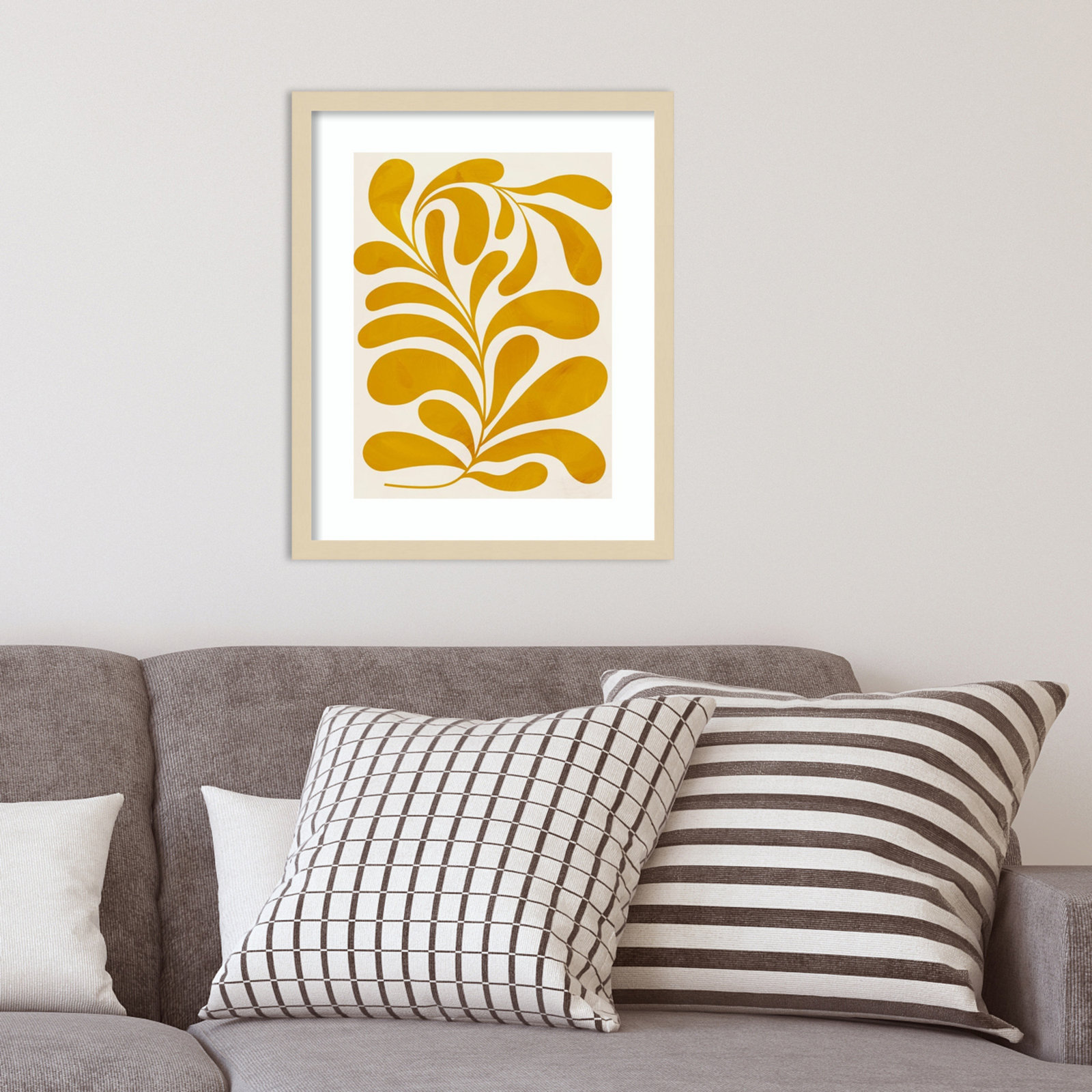 Goldenrod II by Grace Popp, Natural, 21" H x 17" W x 1" D