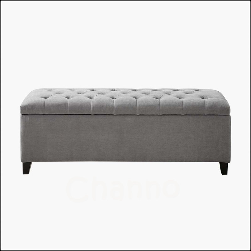 Tufted Top Soft Close Storage Bench