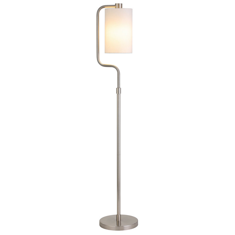 Irondale 62'' Task Floor Lamp, Brushed Nickel