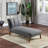 Polyfiber 2Pc Sectional Sofa Set Living Room Furniture Solid Wood Legs Plush Couch Adjustable Sofa Chaise (Sectional)-1322686453