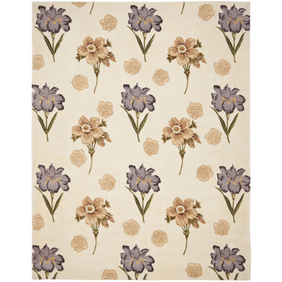 Mandarin Wool Pile Floral Rug