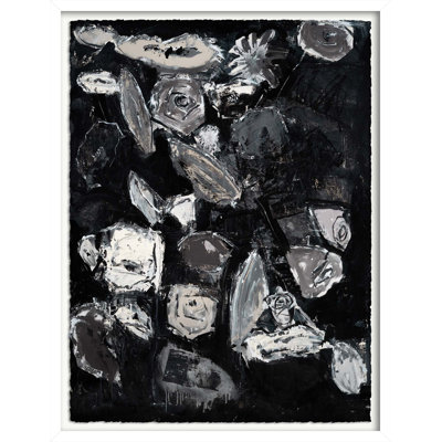 «Moonlit Garden» par Robert Robinson - Impression de cadre ouvert sur papier