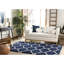 Tapis bleu marine / ivoire Darrold-24752109-124300594