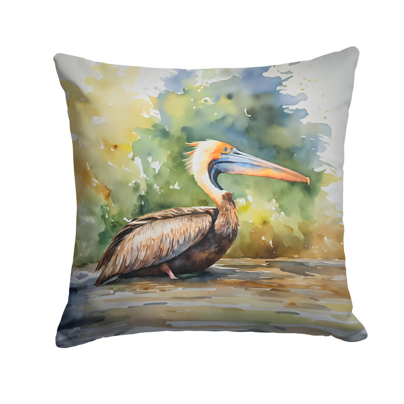 Nautical Other/No Pattern Indoor/Outdoor Throw Pillow, 18" H x 18" H