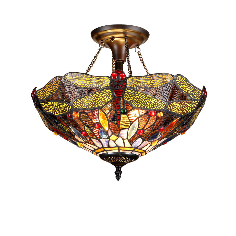 Plafonnier semi-encastré 2 lumières 16,1 po Marylhurst