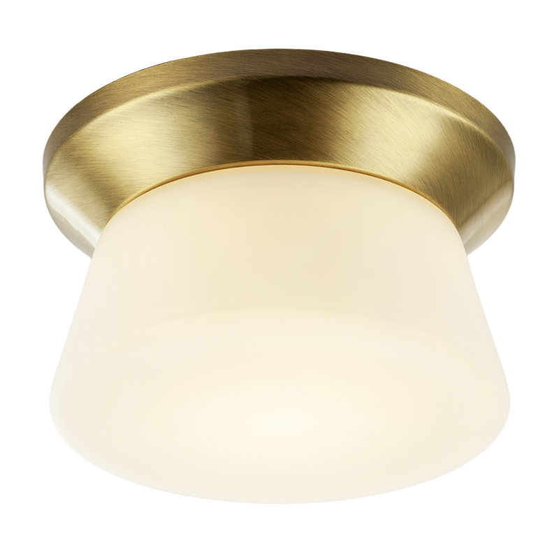 Flush Mount, Antique Brass