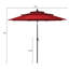 Parasol de marché Gomer-276267953