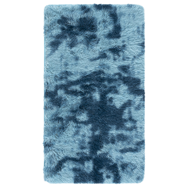 Zahrya Shag Performance Abstract Rug, Rectangle 2'3" x 4'
