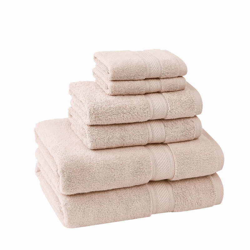  Regal Plush Towel Sets, Blush