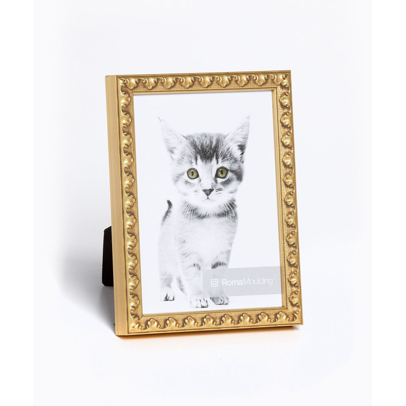 Cadre photo Vintage, 5" x 7", Feuille d'or