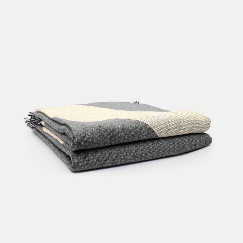Grand Signet Throw, Charcoal