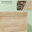 Armoire de rangement étroite pour chaussures