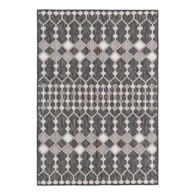 Tapis d'extérieur Charcoal_Unique Loom Traliccio
