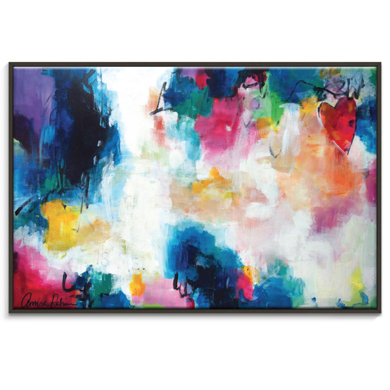 Amira Rahim - Print on Canvas, Black, 102cm H x 152cm W