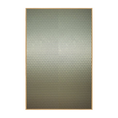 Tapis géométrique vert